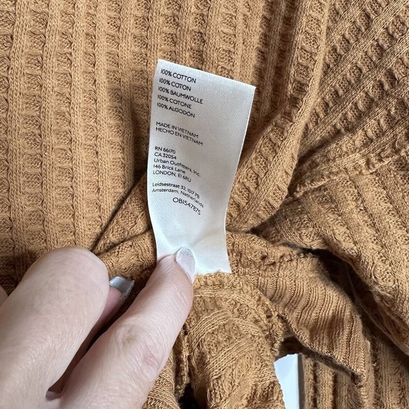 NEW Free People New Magic Thermal Top Women's We The Free in Pretty Penny Size S - Picture 5 of 7